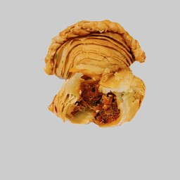 กะหรี่พั๊ฟไส้หมูหยองพริกเผา 2ชิ้น