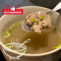 oหมูสับ ตุ๋นมะนาวดอง