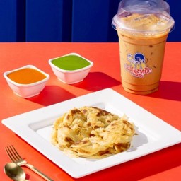 โรตีตบสังขยาใบเตย