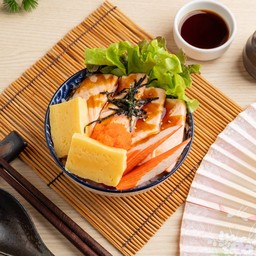 After school ข้าวหน้าแซลมอนเทอริยากิ