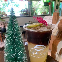 อมริกาโน่น้ำผึังมะนาว