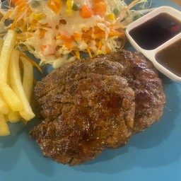 หมูเบอร์เกอร์คูณสองดับเบิ้ลซอส