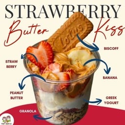 C5 Greek Strawberry Banana Butter kiss 🍓🥜