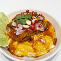 ข้าวไข่ข้นปลากะป๋อง