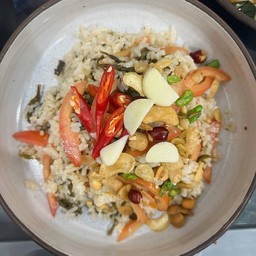 Burmese Rice Salad - ยำข้าวพม่า