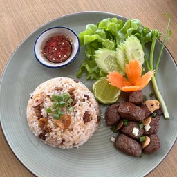 ข้าวผัดมันเนื้อ