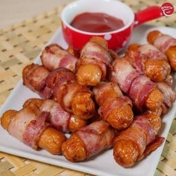 ไส้กรอกพันเบคอน