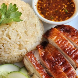 ข้าวมันไก่ย่าง