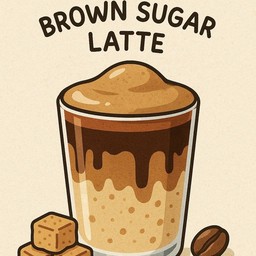 บราวน์ชูก้าลาเต้