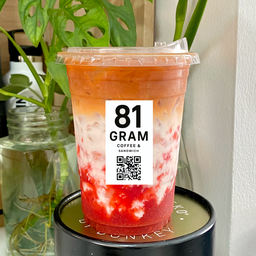 Strawberry  Milk Thai Tea