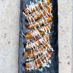 ข้าวโพดทอดไสตล์แม็กซิกัน