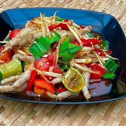 ตำปูปลาร้าตีนไก่