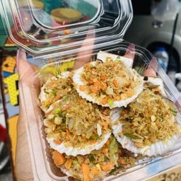 หอยเชลล์ (อบกระเทียม)