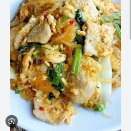 สุกี้แห้งไก่