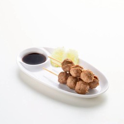 ลูกชิ้นเอ็นเนื้อทอด (3ไม้)