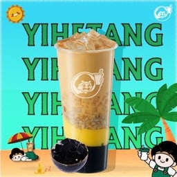 ชานมเฉาก๊วย(Milk Tea with Grass Jelly)