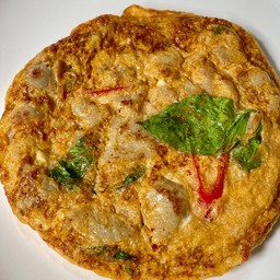 ข้าวไข่เจียวห่อหมกหมูสับ