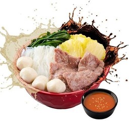 ชาบูชิ สุกี้เนื้อ (น้ำซุปพิเศษ)