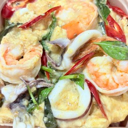 ข้าวไข่ข้นห่อหมกทะเล