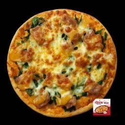 พิซซ่าผักโขมเบคอนชีส