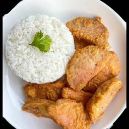 ข้าวหมูยอทอด