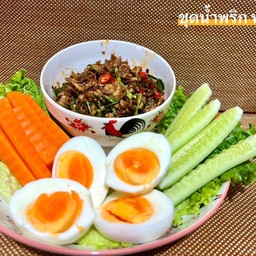 ชุดน้ำพริก หมูสับ