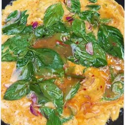 ไข่เจียวโหระพา