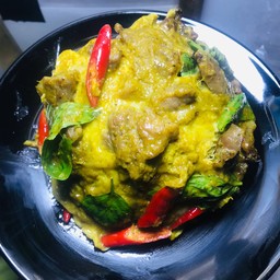 ไข่ข้นเขียวหวานหมูย่าง