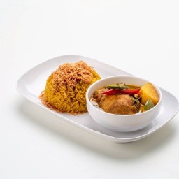 ข้าวหมกแกงเขียวหวานไก่