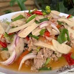 ยำหมูยอ+หมูสับ