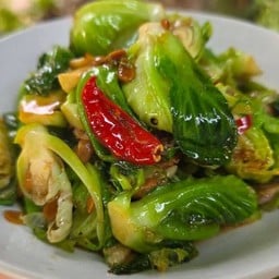 แขนงผัดปลาอินทรีย์