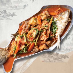 แกงส้มปลากะพงแป๊ะซะ