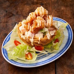 กุ้งทอดครีมสลัด