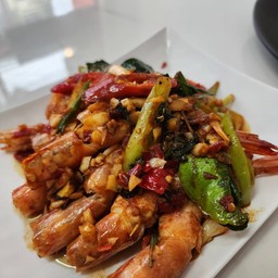 ผัดฉ่ากุ้ง [กับข้าว]