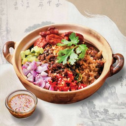 ข้าวหมูสับหนำเลี๊ยบ อบหม้อดิน