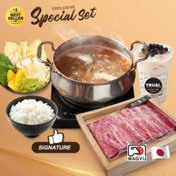 ชุดชาบูเนือเจแปนวากิว A4