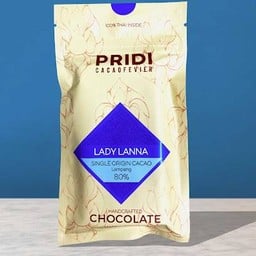 PRIDI Lady Lanna 80% Dark Chocolate Bar