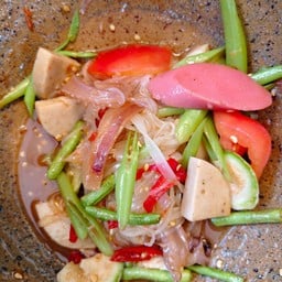 ตำเส้นเล็ก หมูยอ