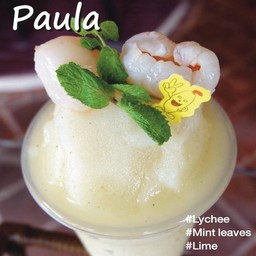 Paula น้ำลิ้นจี่ มะนาว ปั่น