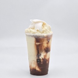 มะพร้าวปั่นนมสด+โกโก้