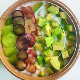 Avo+ 3 Color Grapes Homemand yogurt 🥑🍇