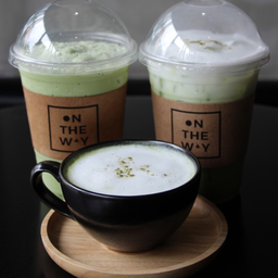 มัชฉะนมสด ปั่น