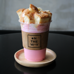 ปังเย็นนมชมพู