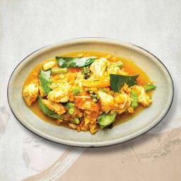 เนื้อปูผัดพริกเหลือง