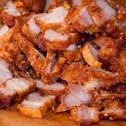 หมูสามชั้นทอด