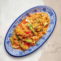 หมูสับผัดไข่เค็ม