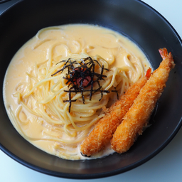 สปาเก็ตตี้ครีมไข่ปลาเมนไทโกะ