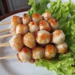 ลูกชิ้นปิ้ง หมูแท้(1ไม้)