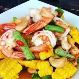 ตำข้าวโพดกุ้งสุก
