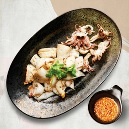 ปลาหมึกย่าง